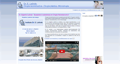 Desktop Screenshot of cirugiareconstructiva.es
